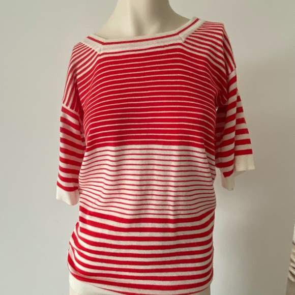 Intake Red & White Hudson Knit Tee - Picture 2 of 5